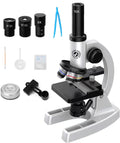 Microscope 64X-16000X Optical Micro Elementary School Children Science Experimental Biology Teaching Micro Children Birtay Giftsfor Scientific Experiments, Children's Education, and Laboratory Use