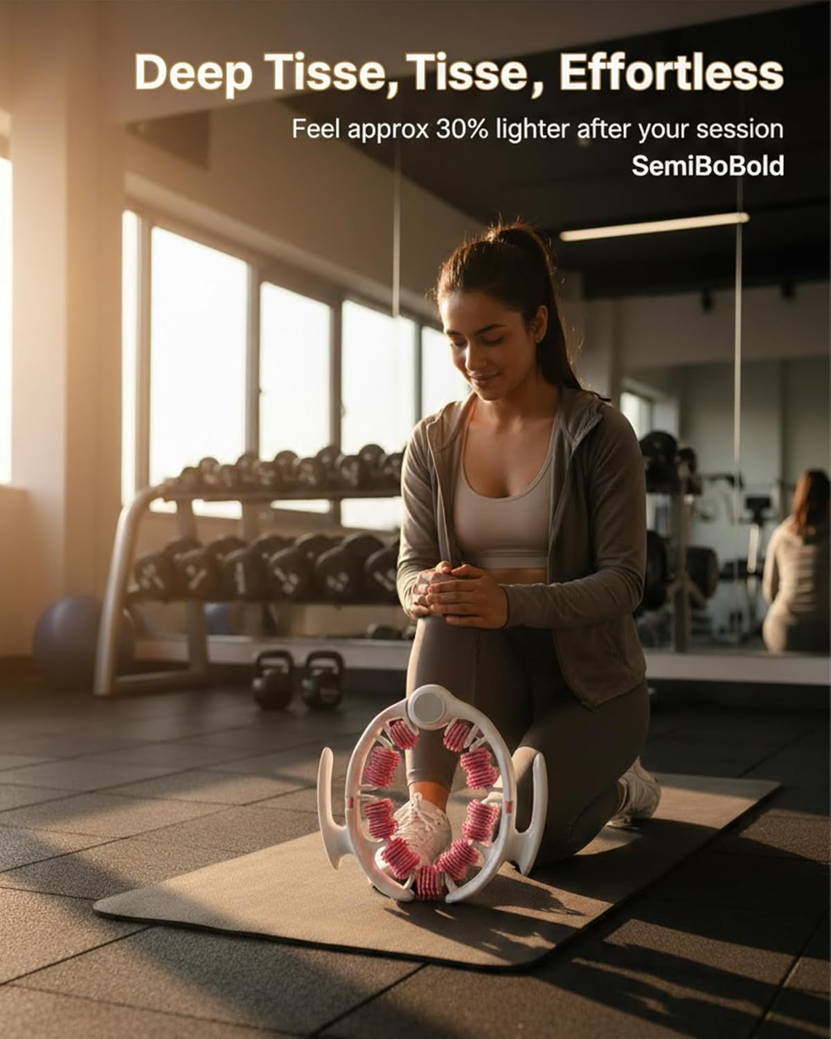 Cellulite Massager,Massage Roller Stick for Deep Tissue Relief and Lymphatic Drainage – Fascia Roller for Cellulite Massager & Muscle Recovery – Manual Body Sculpting Tool for Legs, Back, Thighs, Arms