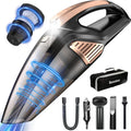 Car Vacuum Cleaner 7000PA 106W 12V Car Vacuum with LED Light Low Noise Wet and Dry Use Auto Vacuum Cleaner with 16.4FT(5M) Cord and Carrying Bag for All Vehicles